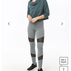 Mesh workout leggings